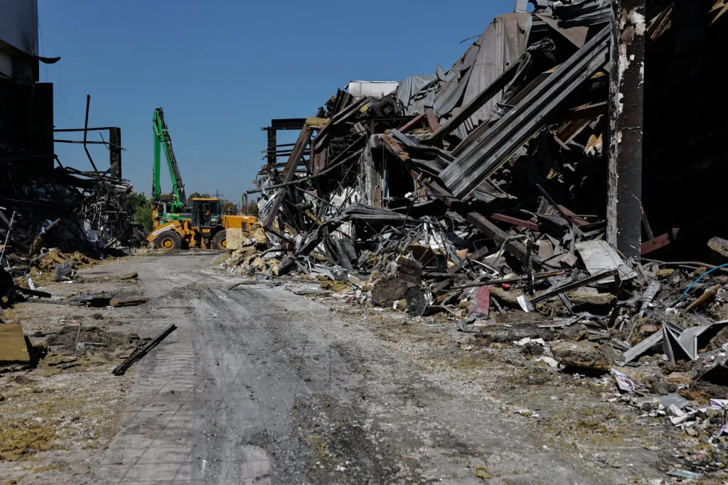 Shopping mall damaged in Kryvyi Rih after a strike