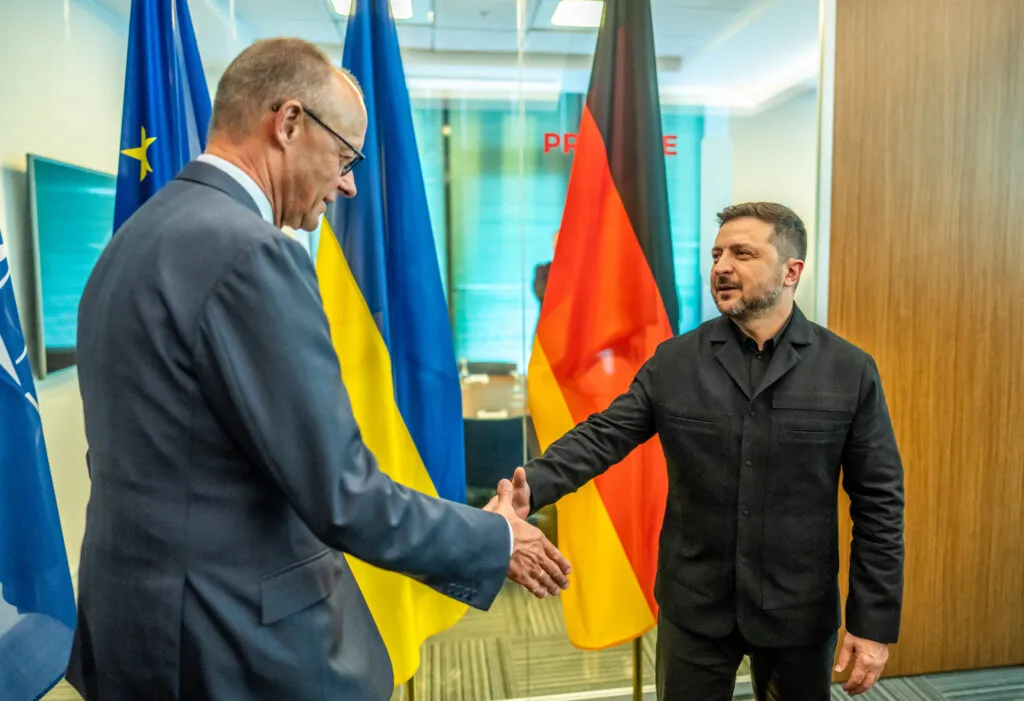 Merz makes surprise Kyiv visit as winter fears and EU row loom