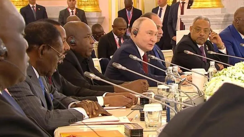Putin highlights Russia–Africa trade up 1.5 times over three years