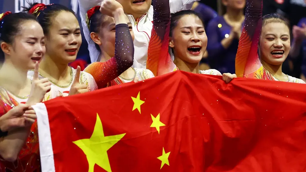 China edges out the US for the first time in 16 years in World Gymnastics team final