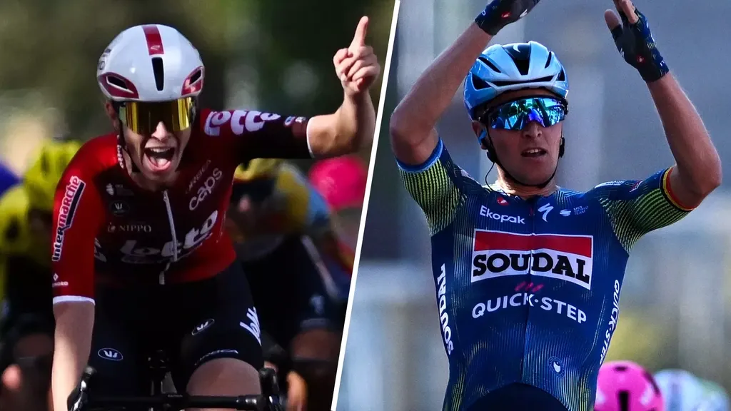 Tas and Merlier win turbulent Eneco Tour stages, again a car on the course
