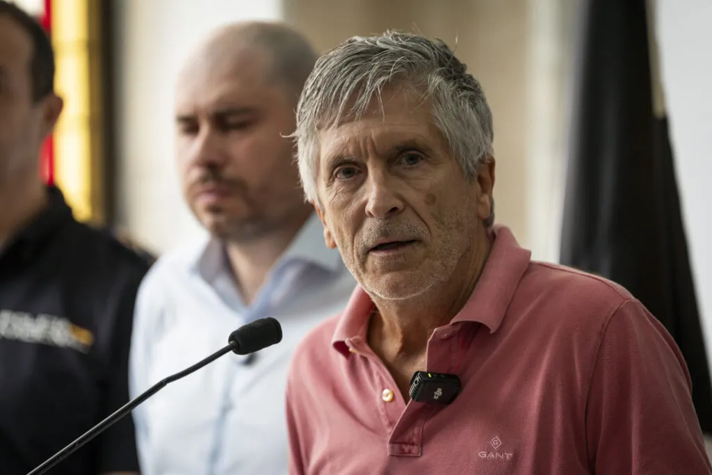 Spain’s interior minister speaking about the migrant influx