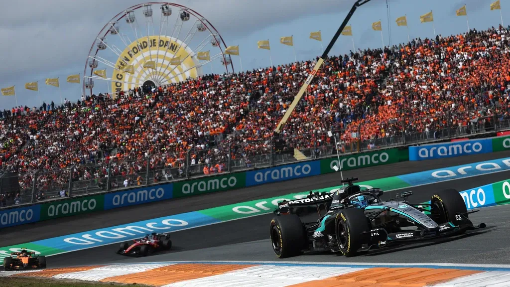 Russell wins Zandvoort sprint; Verstappen manages only sixth