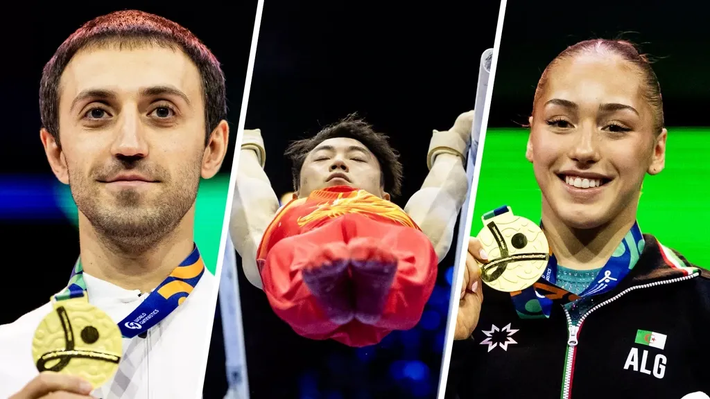 Davtjan wins vault world title again; Zou dominant on pommel, Nemour edges out for beam gold