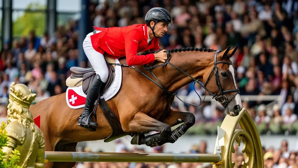 Veteran show jumper Steve Guerdat rides clear to first individual world title in Aachen