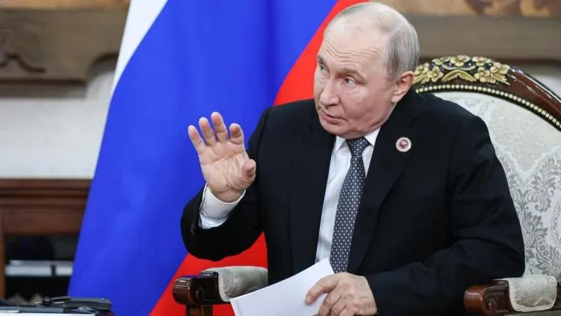Putin says Russia is moving along the path to settle the conflict in Ukraine