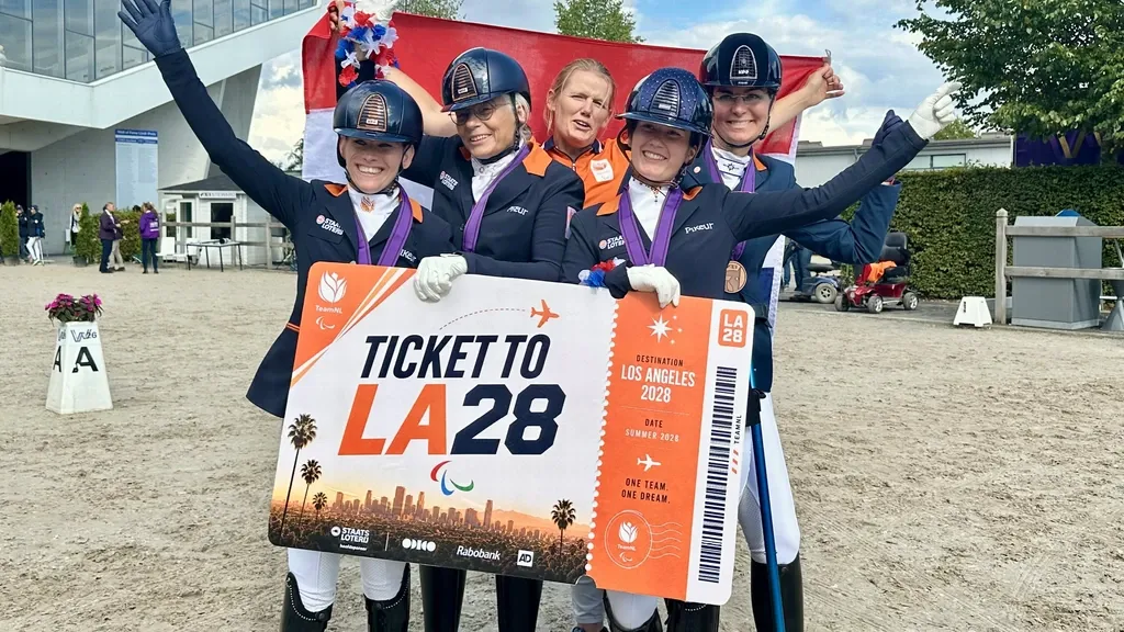 Bronze for the Netherlands in team para-dressage at the World Championships — Paralympic spot secured