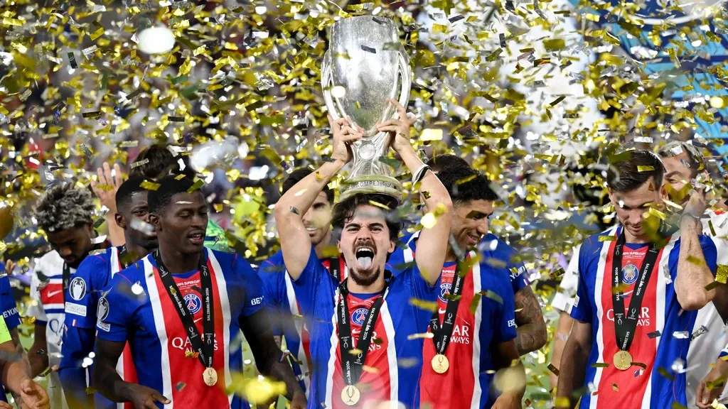 Paris Saint-Germain claims Super Cup as 17-year-old Villa striker Madjo bursts onto the scene