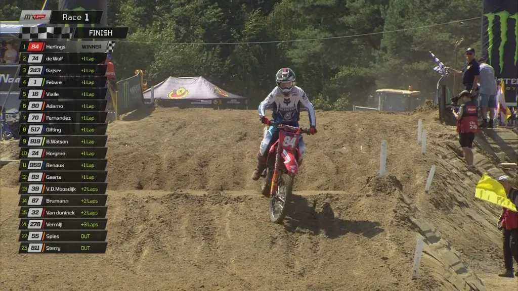 Herlings sovereign in Flemish sand and extends lead further in MXGP